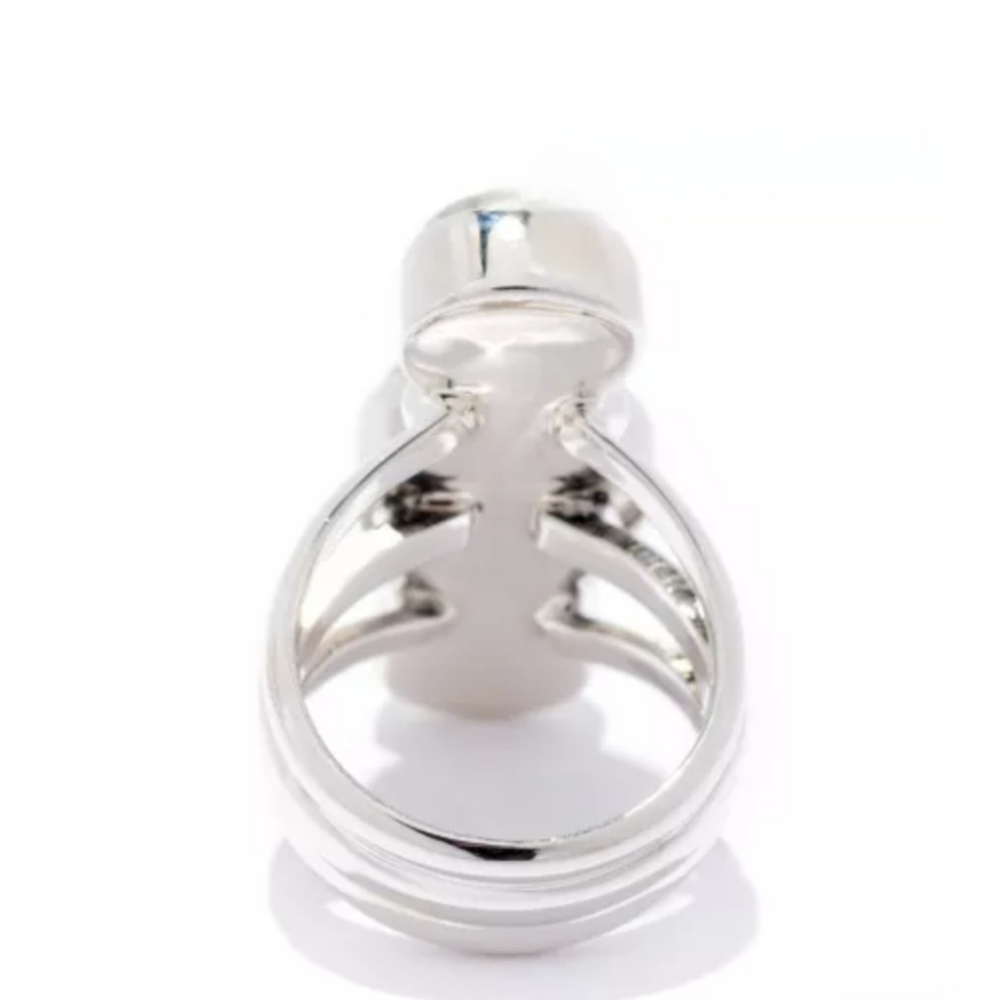 NICKY BUTLER Designer NB 925 Sterling Silver Rainbow Moonstone Ladies Ring - Picture 15 of 16